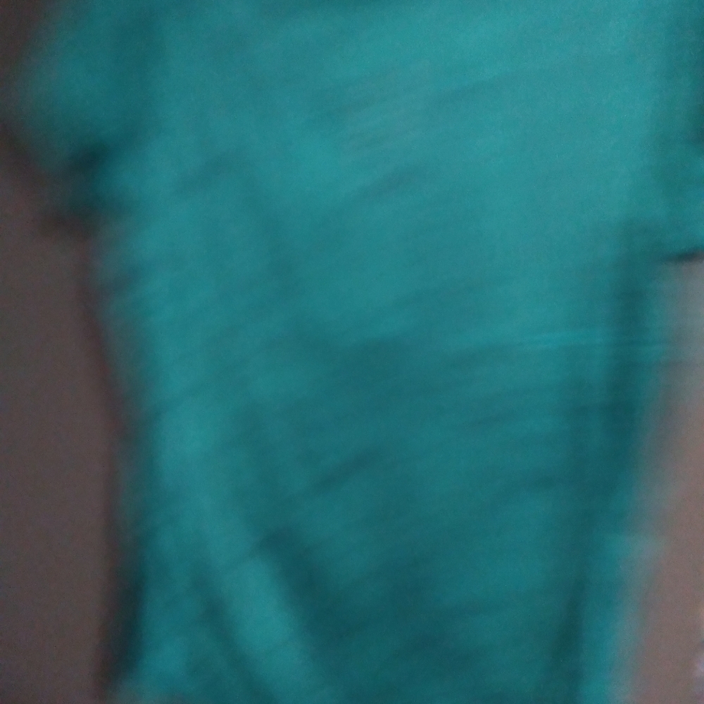 nike running dri-fit work out top. Ladies size Medium. Black and green stripe. - Picture 3 of 3